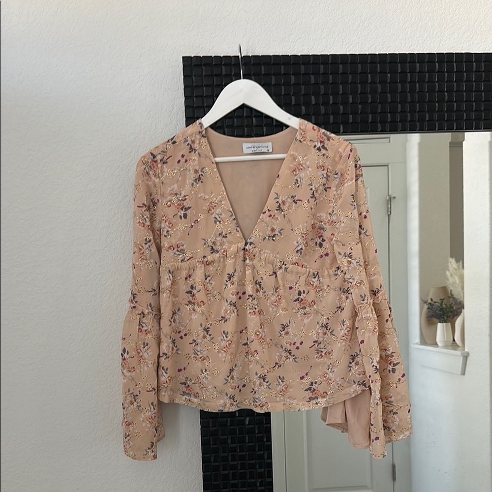 Pink Lily x Living My Best Style Floral Blouse